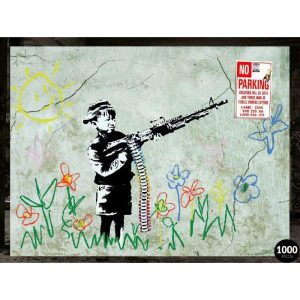 Puzzles | 1000 Piece Banksy Jigsaw Puzzle – Crayola Shooter Games Puzzles