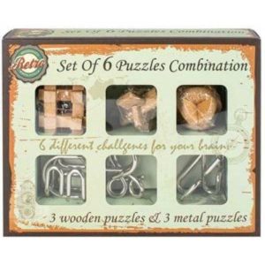 Puzzles | 6 Wooden & Metal Puzzles Games Puzzles