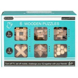 Puzzles | 6 Wooden Puzzles 3 Games Puzzles