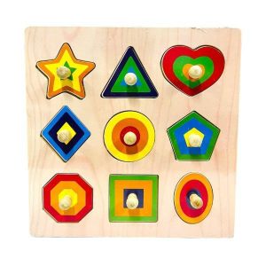 Puzzles | 9 Pack Shape Wooden Puzzle Games Puzzles