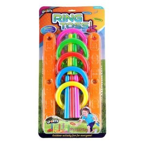 Ventura Games | 12 Pack Multicolour Ring Toss Collapsible Game – 40Cm X 16.5Cm Games Ventura Games