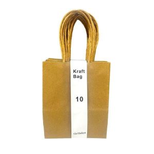 Gift Bags | 10 Pack Recycle Kraft Bag – 12Cm X 15Cm X 6Cm Gift Bags Gift Bags