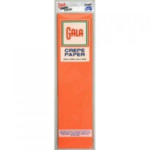 Crepe Paper | Gala Orange Crepe – 100Cm X 50Cm Crepe Paper Crepe Paper