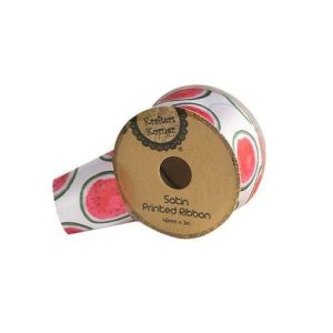 Curling Ribbon | Watermelon Print Ribbon – 40Mm X 3M Curling Ribbon Curling Ribbon