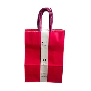 Gift Bags | 10 Pack Hot Pink Kraft Bag – 16Cm X 22Cm X 8Cm Gift Bags Gift Bags