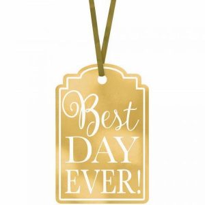 Gift Tags | 25 Pack Gold Best Day Ever Tags Gift Tags Gift Tags